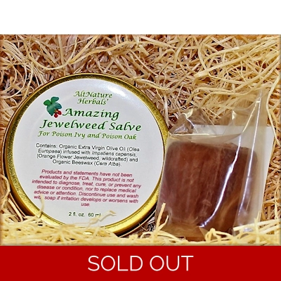 2 oz Amazing Jewelweed Salve and Sample Size Soap